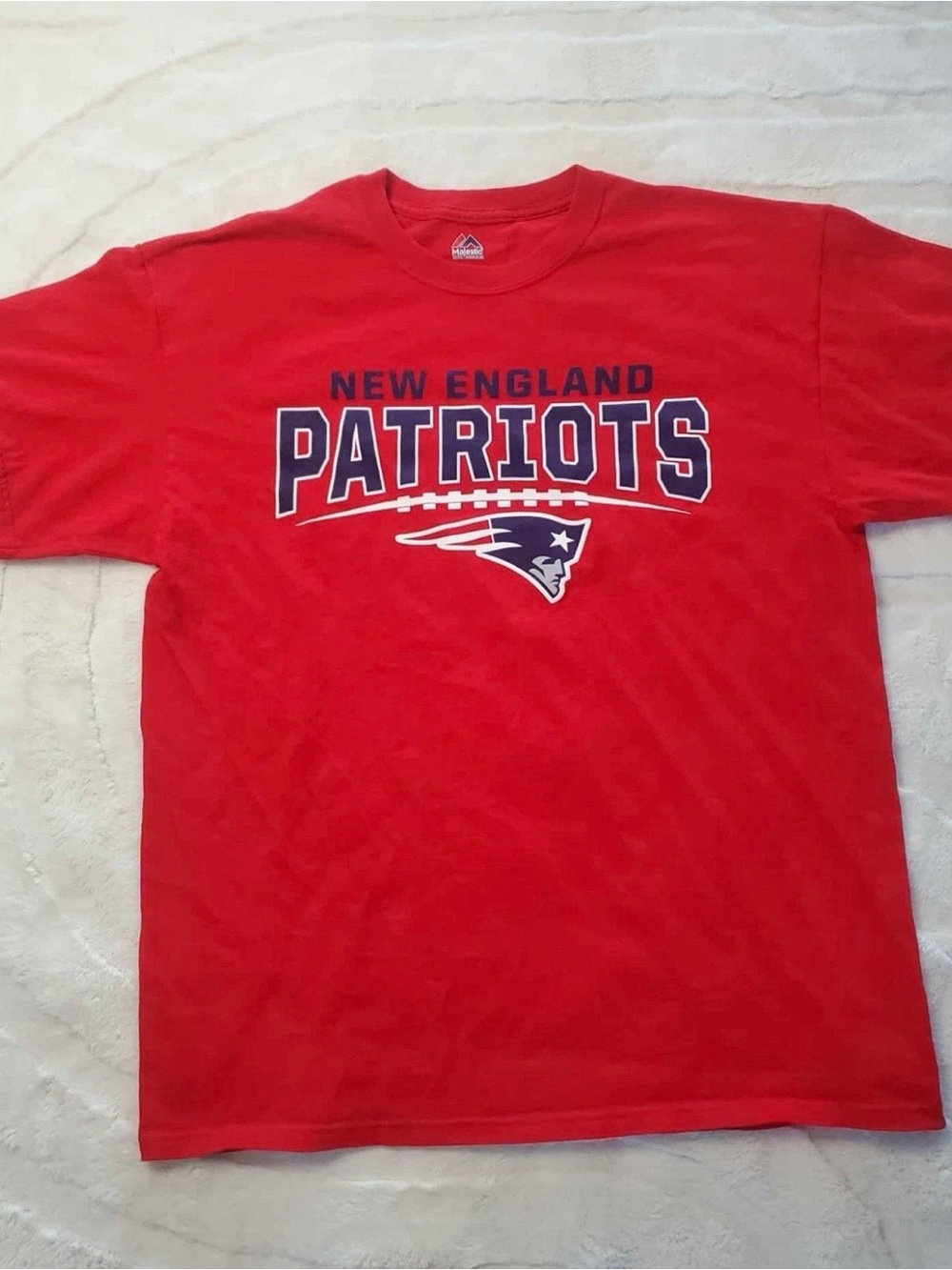 Majestic Red New England Patriots Kids Tee